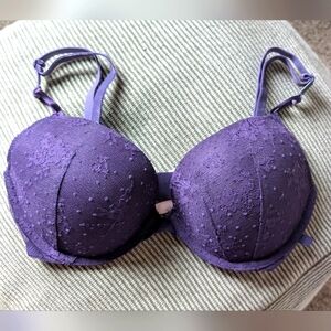 Victoria's Secret purple push up bra 32DD
